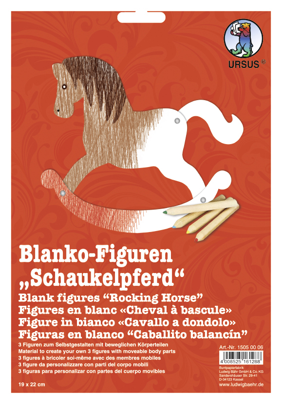 Figurines Blanco 350gr 19x22cm - Cheval à bascule